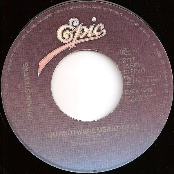 Shakin' Stevens : It's Raining (7", Single)