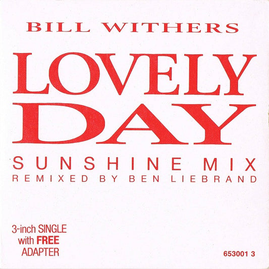 Bill Withers : Lovely Day (Sunshine Mix) (CD, Mini, Maxi)
