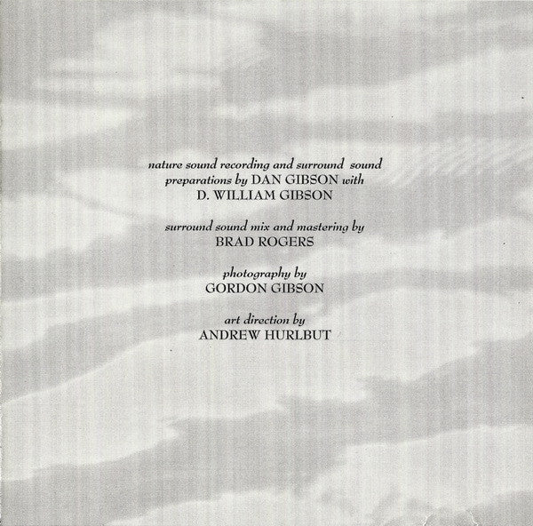Dan Gibson : Birdsong II (CD, Album, RE)