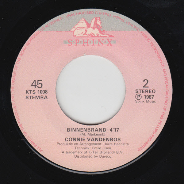 Conny Vandenbos : Vakantie Kolder (7", Single)