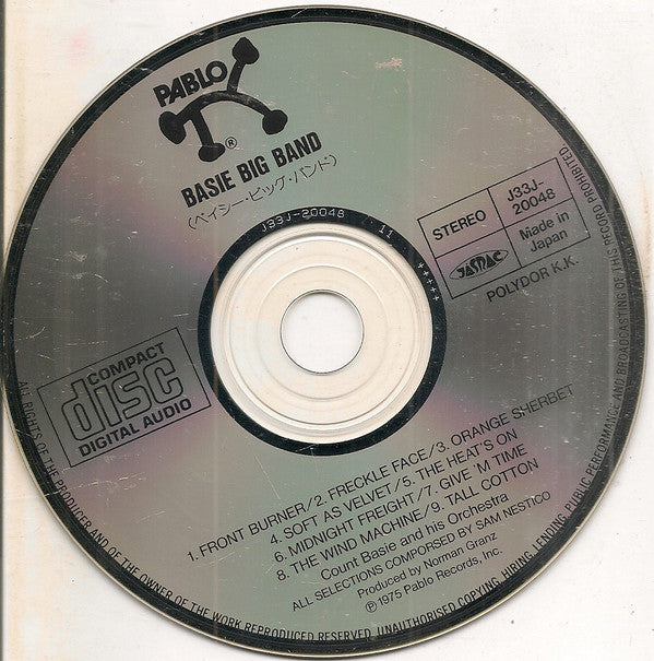 Count Basie : Basie Big Band (CD, Album, RE)