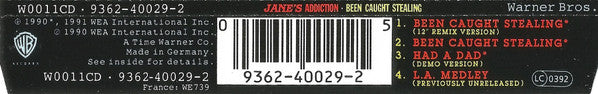 Jane's Addiction : Been Caught Stealing (12" Remix Version) (CD, Single)