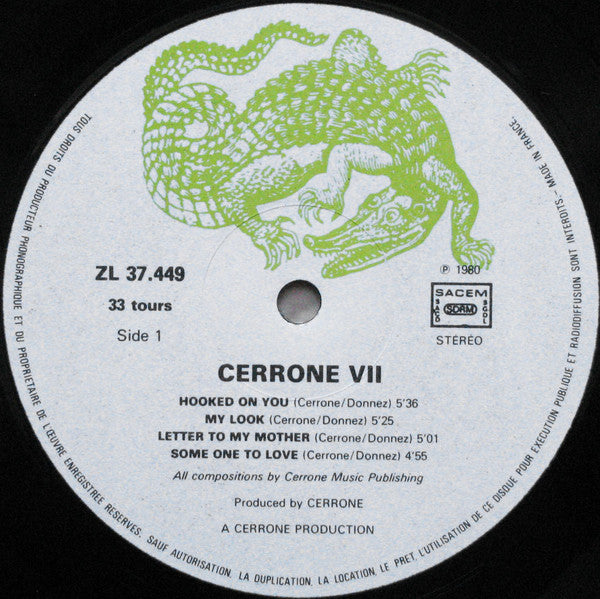 Cerrone : Cerrone VII - You Are The One (LP, Album)