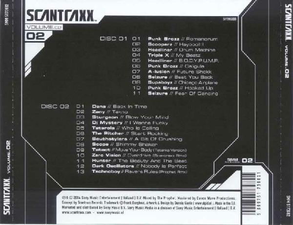 Various : Scantraxx Volume.02 (2xCD, Comp, Mixed)