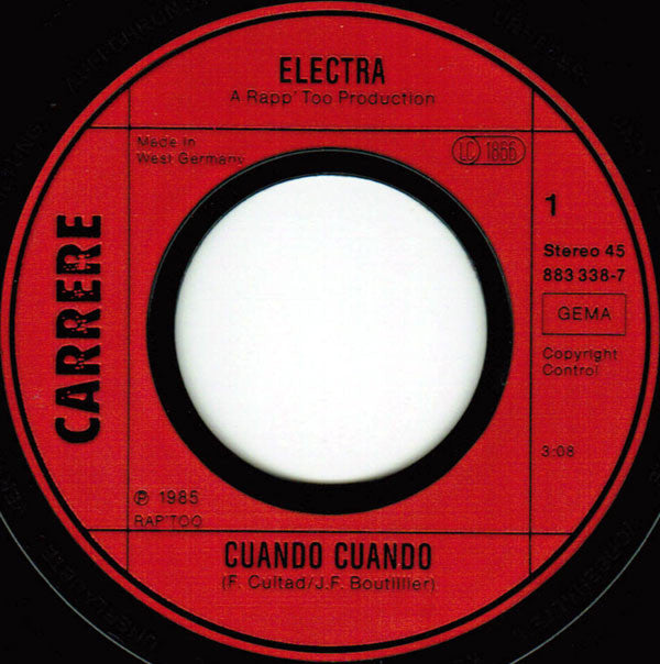 Electra (6) : Cuando Cuando (7", Single)