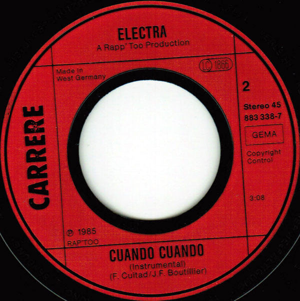 Electra (6) : Cuando Cuando (7", Single)