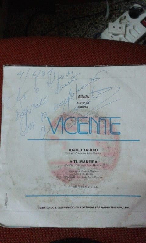 Vicente (Do Nascimento) : Barco Tardio (7")