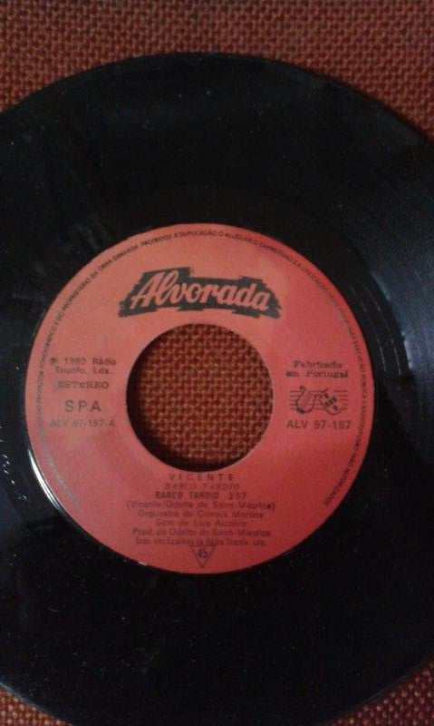 Vicente (Do Nascimento) : Barco Tardio (7")
