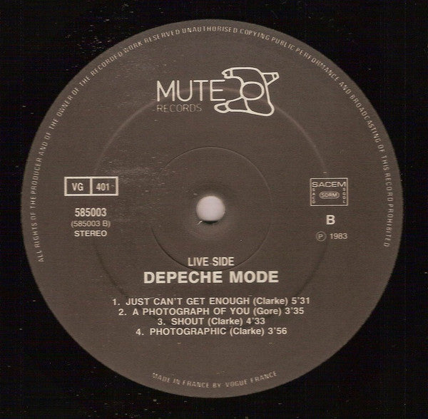 Depeche Mode : Love In Itself ∙ 2 ∙ 3 And Live Tracks (LP, MiniAlbum, RE)