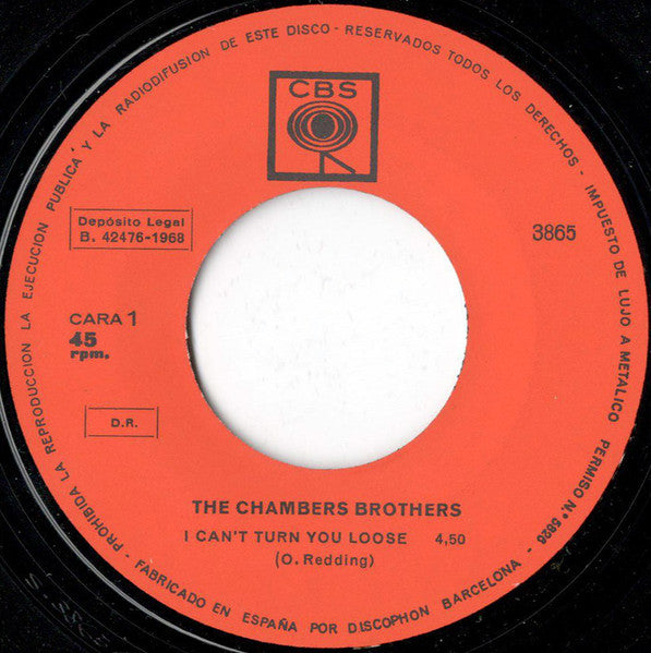 The Chambers Brothers : I Can't Turn You Loose (7", Single)