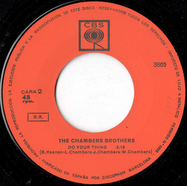 The Chambers Brothers : I Can't Turn You Loose (7", Single)