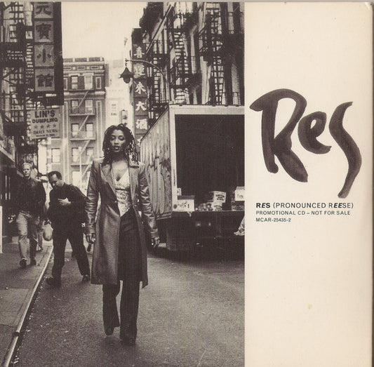 Res : Res (Pronounced REESE) (CD, Advance, Promo, Smplr, Car)