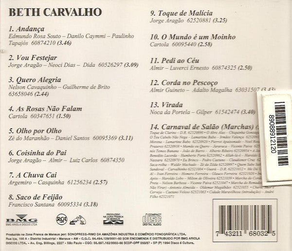 Beth Carvalho : Beth Carvalho (CD, Comp, RE)