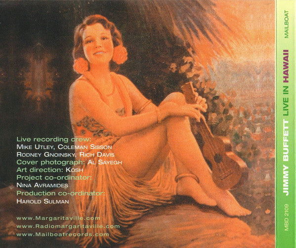 Jimmy Buffett : Live in Hawaii (2xCD + DVD-V)