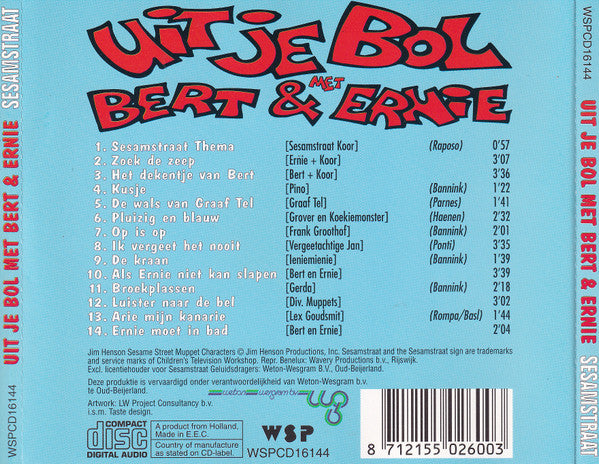 Bert & Ernie : Uit Je Bol Met  (CD, Comp)