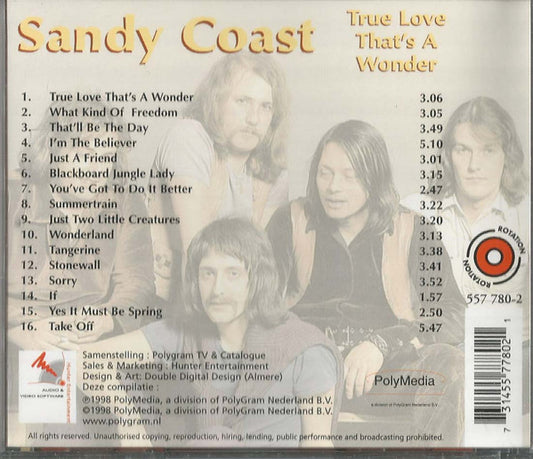 Sandy Coast : True Love That's A Wonder (CD, Comp)