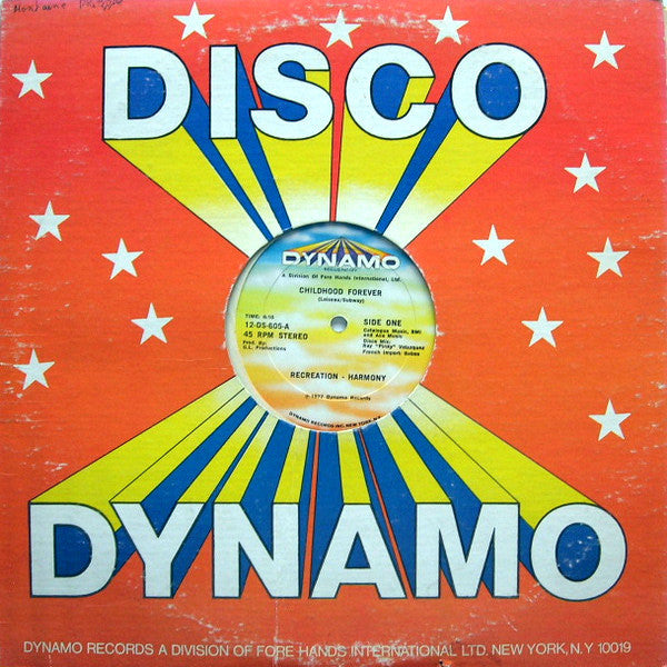L.E.B. Harmony : Childhood Forever / Kid's Dance (12")