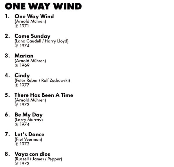 The Cats : One Way Wind (CD, Comp)