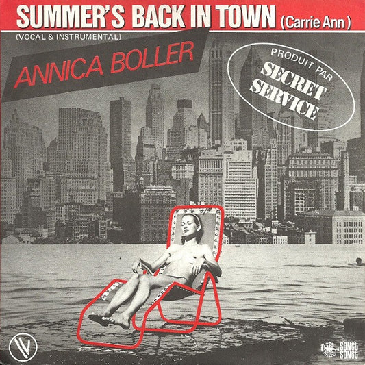 Annica Boller : Summer's Back In Town (Carrie Ann) (7", Single)