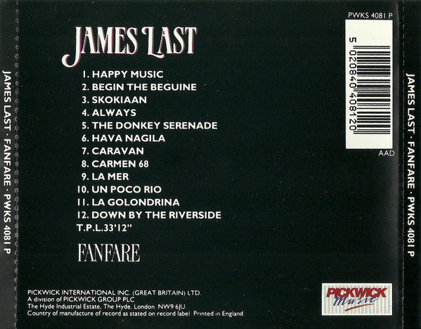 James Last : Fanfare (CD, Album)