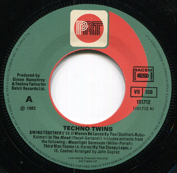 Techno Twins : Swing Together (7")