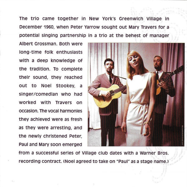 Peter, Paul & Mary : The Very Best Of Peter Paul And Mary (CD, Comp, RM)