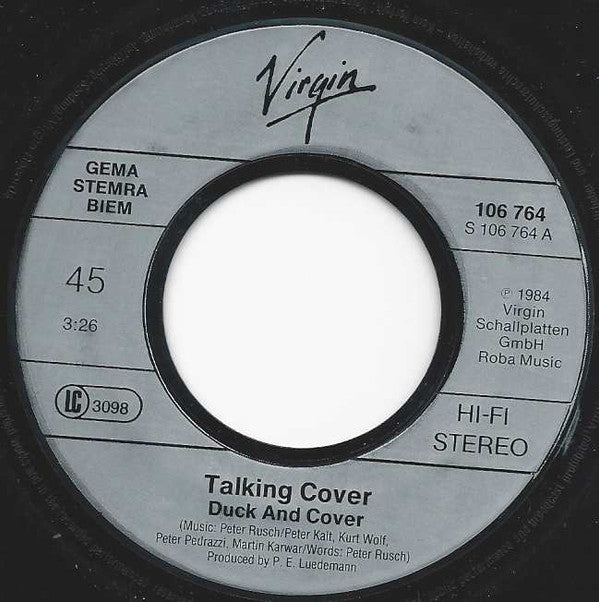 Talking Cover : Duck And Cover (7", Single)