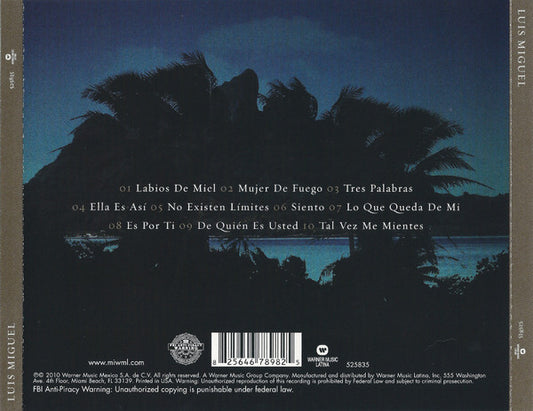 Luis Miguel : Luis Miguel (CD, Album)