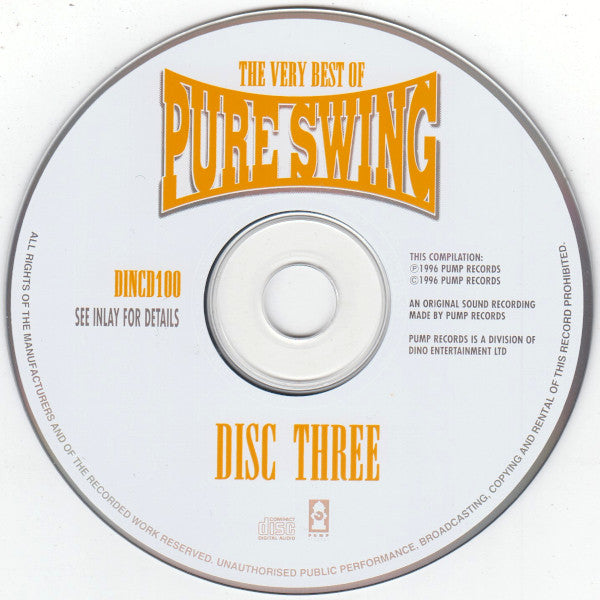 Various : The Very Best Of Pure Swing (3xCD, Comp)