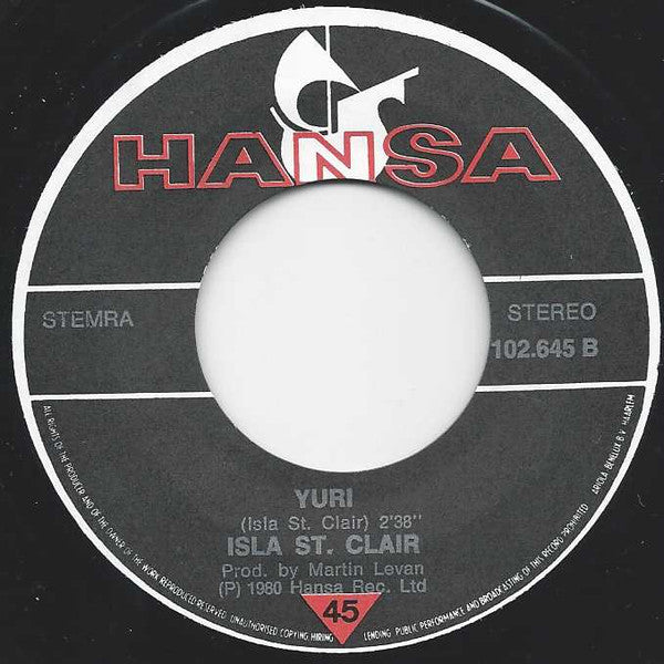 Isla St Clair : Songbird / Yuri (7")
