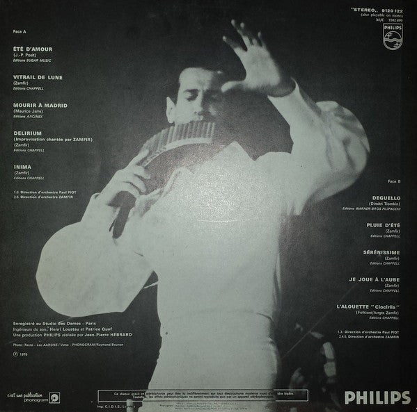 Gheorghe Zamfir : Eté D'Amour (LP, Album)
