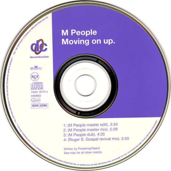 M People : Moving On Up (CD, Single)