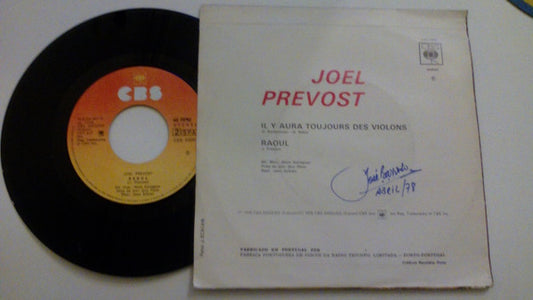 Joël Prévost : Il Y Aura Toujours Des Violons / Raoul (7", Single)