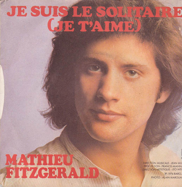Mathieu Fitzgerald : U Mio Paese (7", Single)