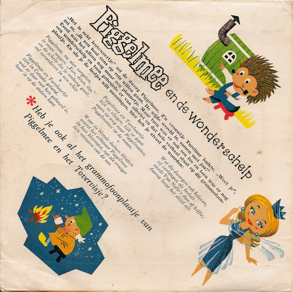 Piggelmee : Piggelmee En De Wonderschelp (7", EP)