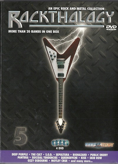 Various : Rockthology 5 (4xDVD-V, Comp, Multichannel, Dol)