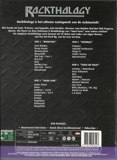 Various : Rockthology 5 (4xDVD-V, Comp, Multichannel, Dol)