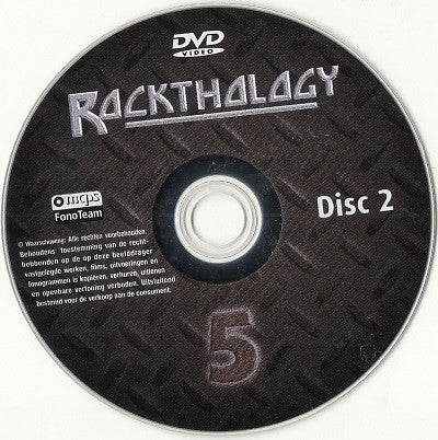 Various : Rockthology 5 (4xDVD-V, Comp, Multichannel, Dol)