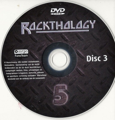 Various : Rockthology 5 (4xDVD-V, Comp, Multichannel, Dol)