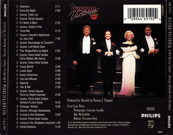 Julie Andrews : Victor/Victoria: A New Musical Comedy - Original Broadway Cast Recording (CD, Album)
