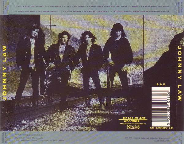 Johnny Law : Johnny Law (CD, Album)