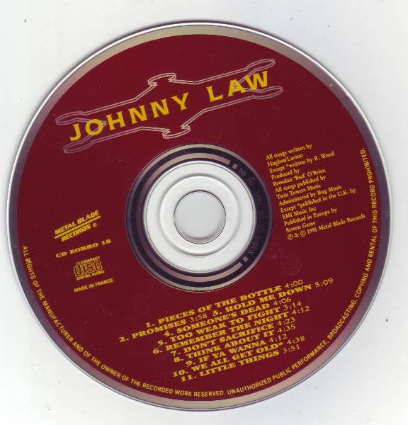 Johnny Law : Johnny Law (CD, Album)