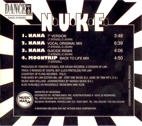 N.U.K.E. : Nana (CD, Maxi)