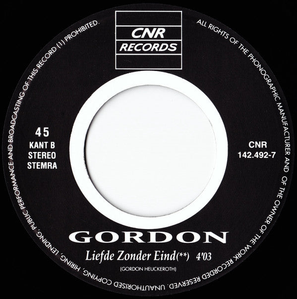 Gordon (3) : Ik Hou Van Jou (7", Single)