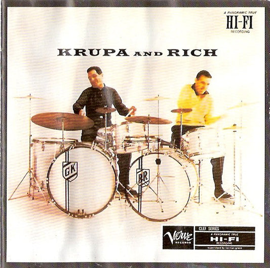 Gene Krupa - Buddy Rich : Krupa And Rich (CD, Album, RM)