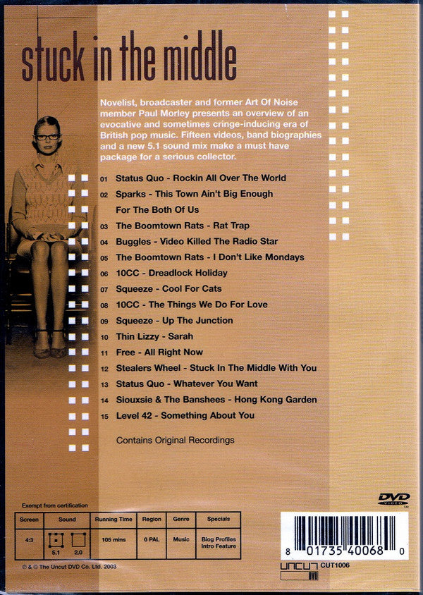 Various : Stuck In The Middle (DVD-V, Comp, Multichannel, PAL)