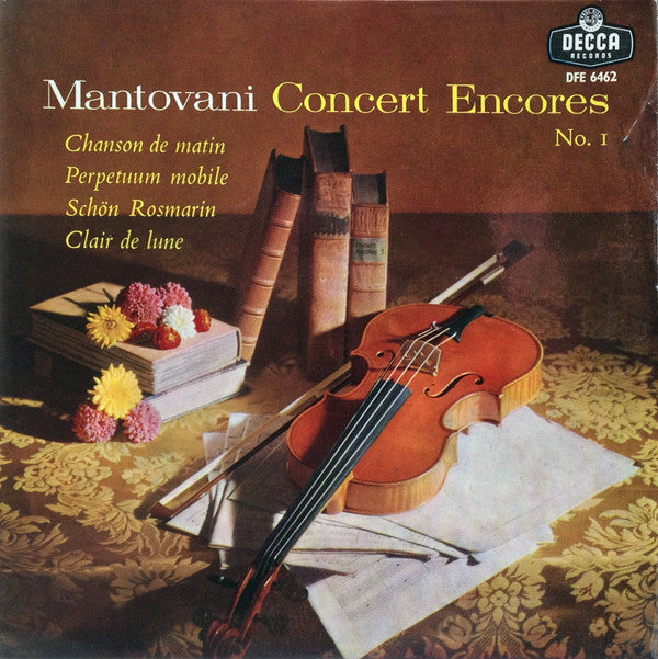 Mantovani And His Orchestra : Concert Encores (7", EP)