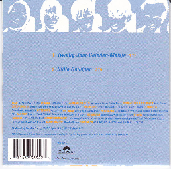 Tröckener Kecks : Twintig-Jaar-Geleden-Meisje (CD, Single)