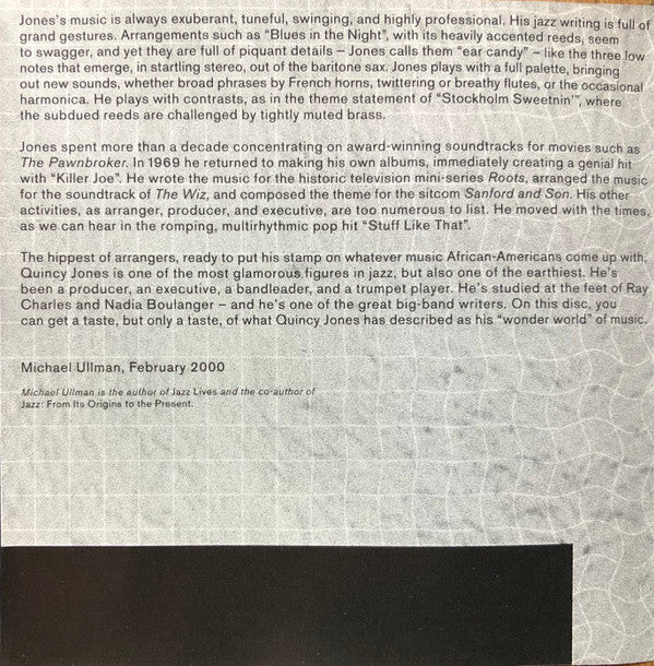 Quincy Jones : Quincy Jones's Finest Hour (CD, Comp)