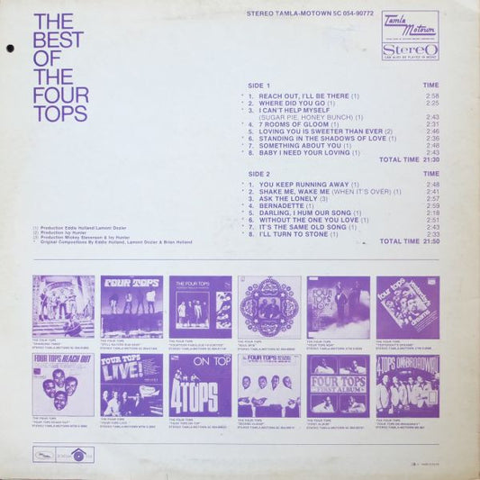 Four Tops : The Best Of The Four Tops (LP, Comp, RE)